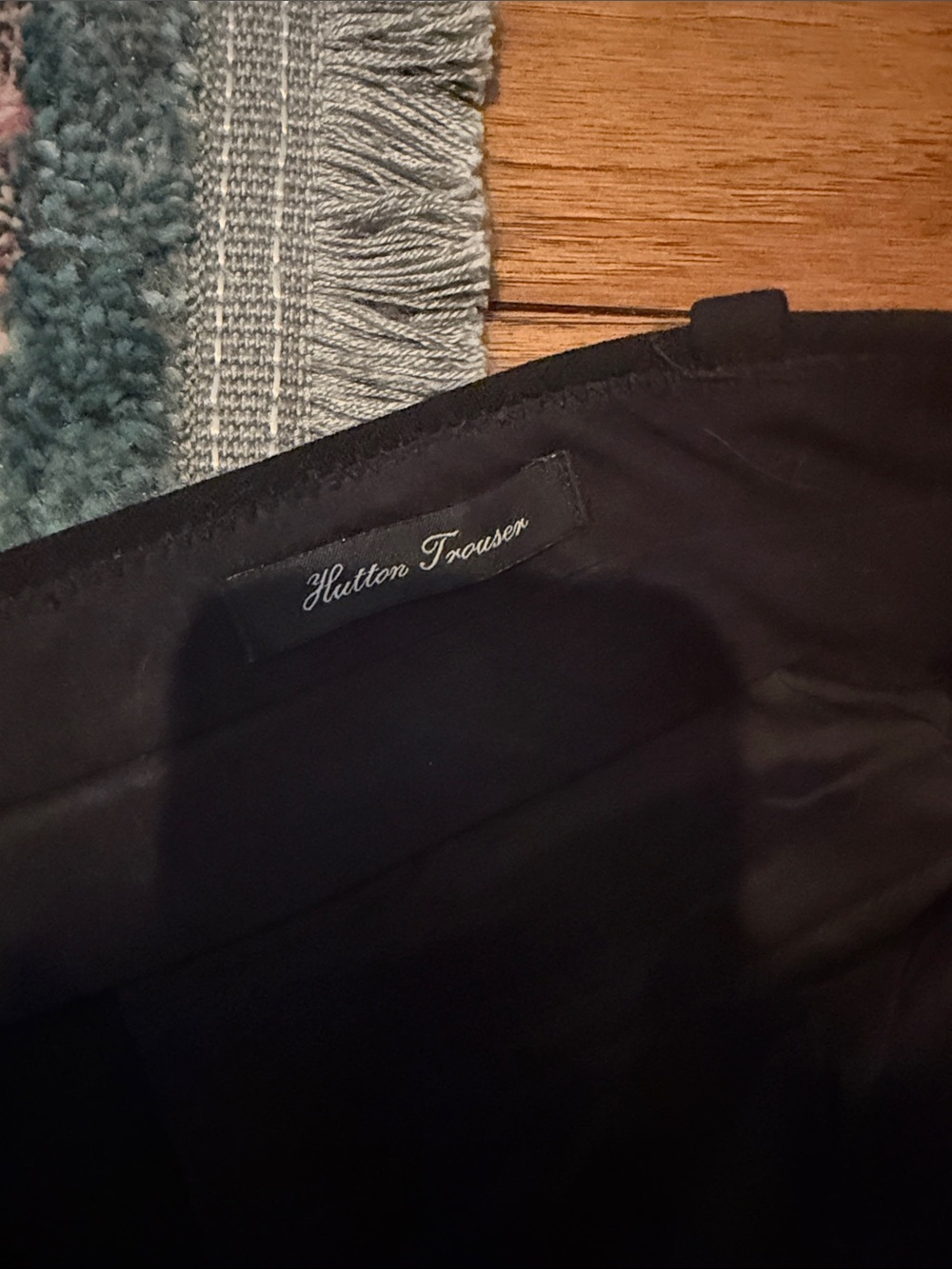 J.Crew Hutton Black Wide Leg Trousers Career Work Pants Minimal Chic - Picture 4 of 4